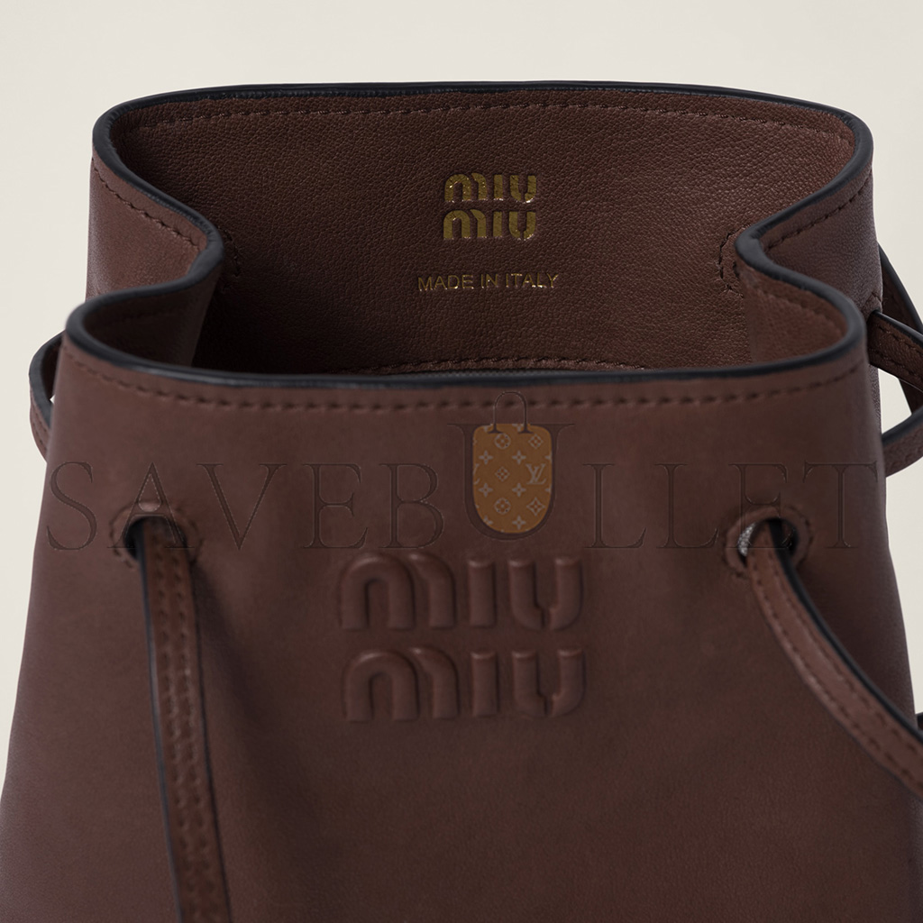 MIU MIU NAPPA LEATHER MINI-BAG 5NF460 (17*14*6cm) MIU MIU NAPPA LEATHER MINI-BAG 5NF460 (17*14*6cm)